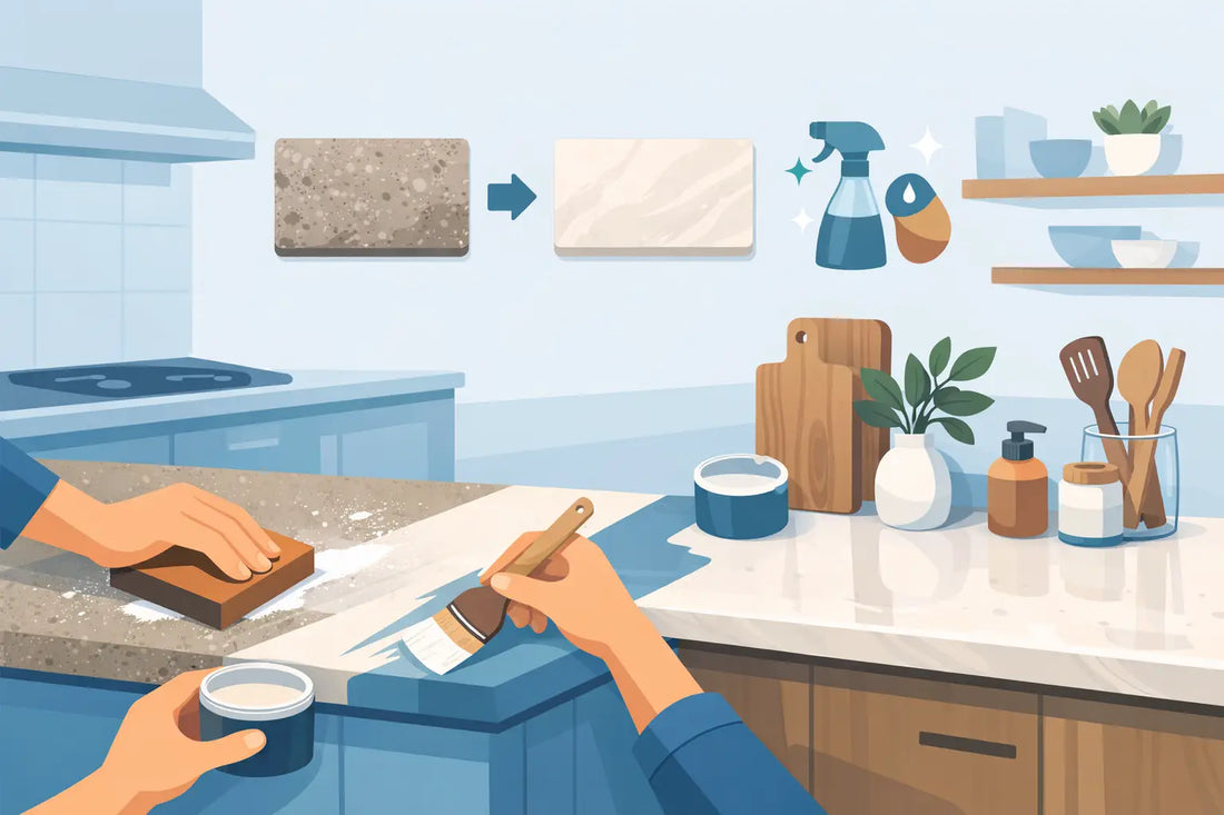 How to Refresh Kitchen Counters Without Replacing