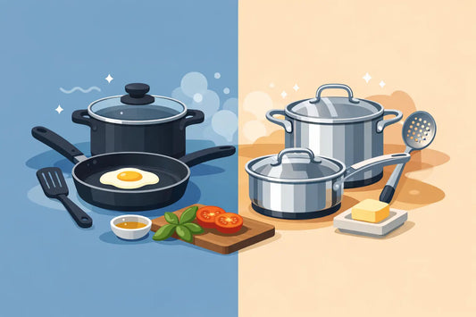 Nonstick vs Stainless Cookware for Your Kitchen