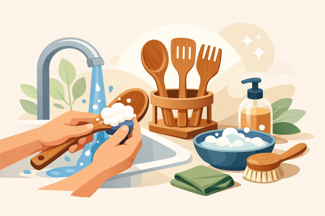 How to Clean Wooden Utensils the Right Way