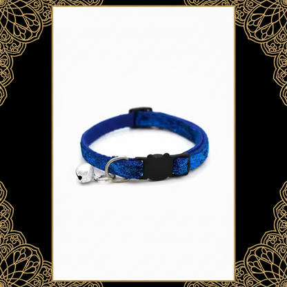 Adjustable Colorful Cat Collar with Bell for Pets