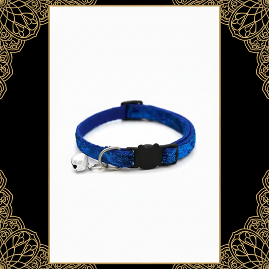 Adjustable Colorful Cat Collar with Bell for Pets