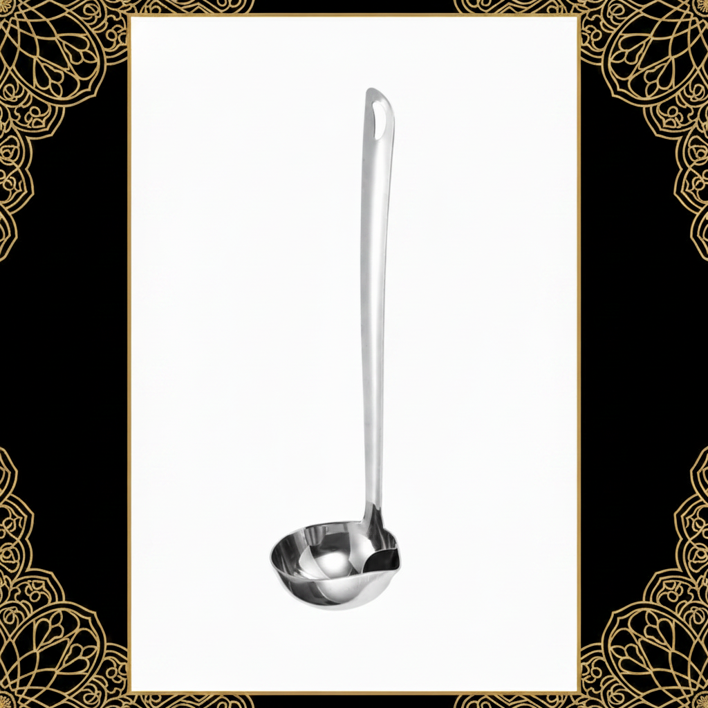 Stainless Steel Soup Oil Separator Spoon