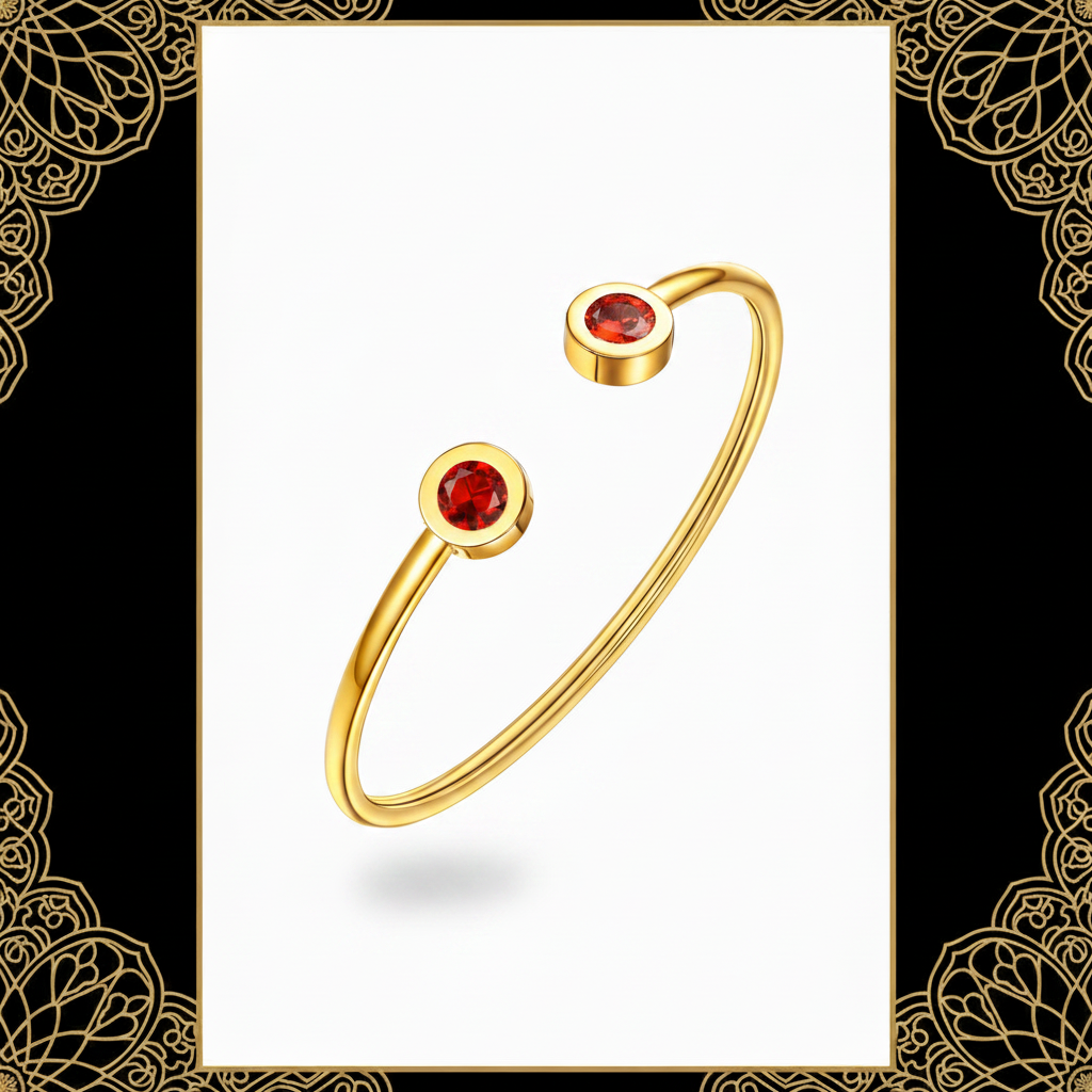 TenrSteel Womens Gold Bracelet BirthStone Bangle Bracelets for Women Gold Cuff Gold Braclets