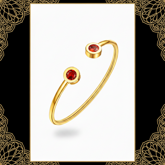 TenrSteel Womens Gold Bracelet BirthStone Bangle Bracelets for Women Gold Cuff Gold Braclets